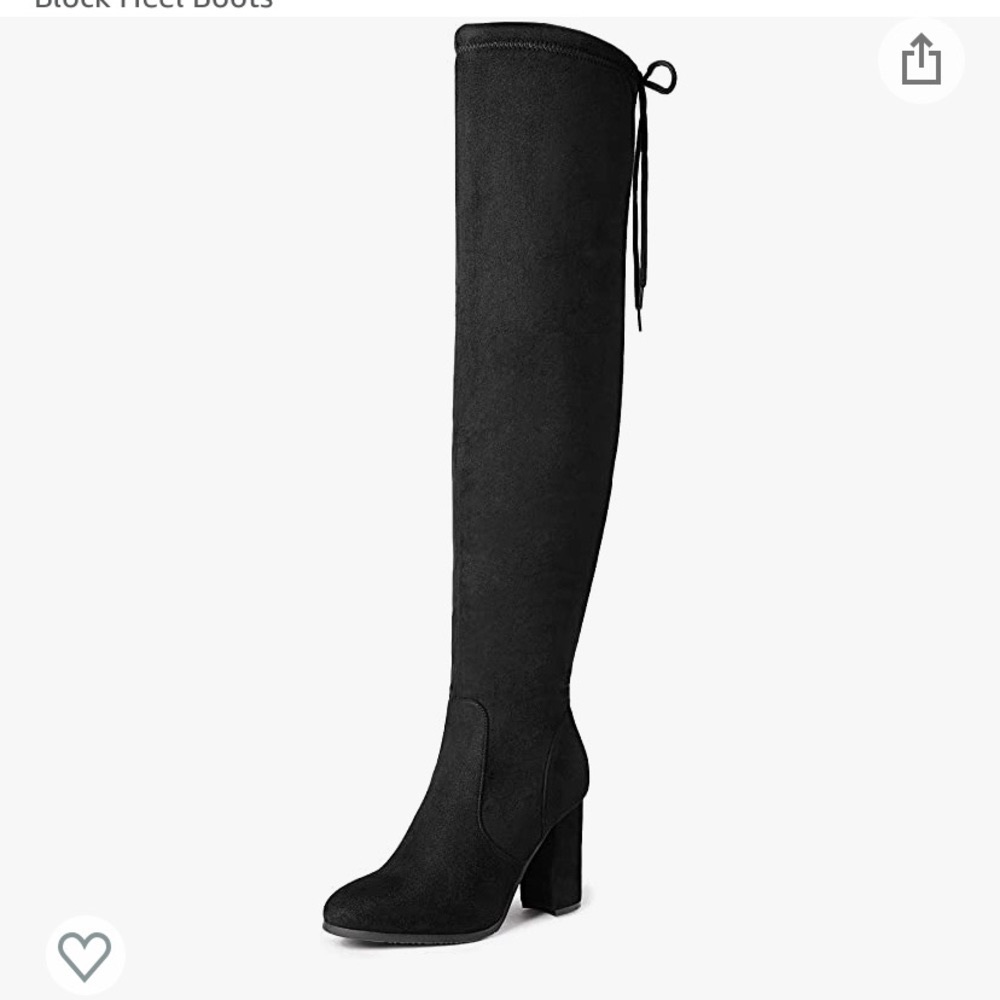 Thigh High Boots - Black